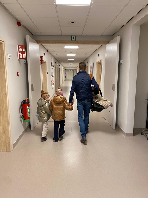 Maarten met de kinderen